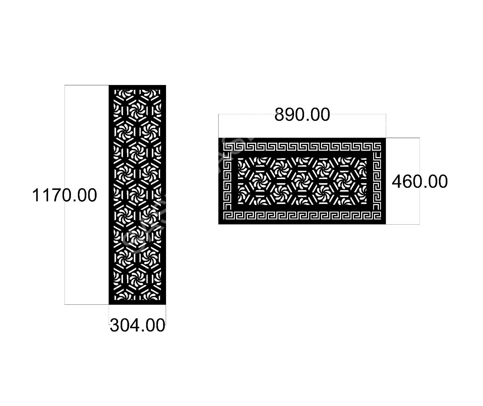 Geometric Designs CNC Laser Cutting Design - G-012.jpeg - Sasti Laser Namakkal